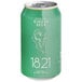 An 18.21 Bitters green can of ginger beer with a logo.