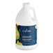 A white Capora jug with a blue label for lemonade fruit smoothie mix.