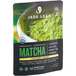 A package of Jade Leaf organic culinary matcha powder with a green leaf on the label.