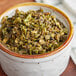 A white bowl filled with Regal Diced Green Bell Pepper.