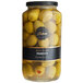 A jar of Belosa Pimento Stuffed Queen Olives.