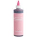 A pink bottle of Chefmaster Bakers Rose liqua-gel food coloring.