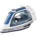 A close up of a Hamilton Beach full size hospitality iron with a retractable cord.