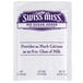 A white Swiss Miss No Sugar Added Hot Cocoa Mix packet with purple text.