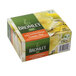 A white box of 12 Bromley decaffeinated green tea bags.