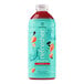 A bottle of Smartfruit Renew Strawberry Acai refresher juice concentrate with a label and a strawberry on top.