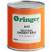 A white #10 can of Oringer Neutral Sherbet Base with an orange label.