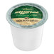 A white plastic container of Ellis Costa Rican Tarrazu coffee single serve cups with a green and blue label.