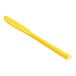 A yellow polycarbonate knife with a white background.