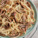 A plate of pasta with Urbani Truffles dried porcini mushrooms.