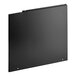 A black rectangular Narvon left side panel with holes.