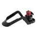 A black plastic Narvon tap assembly with a red cap.