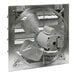 A large metal Canarm shutter-mounted exhaust fan.