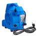 A blue Lavex 3-speed commercial mini air mover with a power cord and a built-in handle.