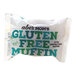 Abe's One Big Muffin vegan gluten-free coffee cake muffins in a white package with blue text.