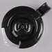 A black plastic lid for a Hamilton Beach glass carafe.