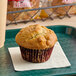 An individually wrapped David's Cookies banana nut muffin.