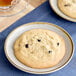 Two David's Cookies Decadent Lemon Blueberry cookies on a plate.