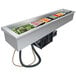 A Hatco drop-in refrigerated cold food well with food trays inside.