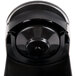 A black Hamilton Beach single serving pod coffee maker with a round lid.