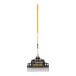 A True Temper steel lawn rake with a wooden handle and cushion grip.