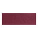 A rectangular red rectangular object with a white background.