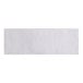 A white rectangular paper napkin band.