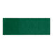 A rectangular green paper napkin band with white background.