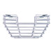 A white wire mesh Safety Technology International smoke detector guard.