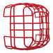 A red wire cage for a Safety Technology International horn/strobe/speaker on a white background.