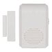 A white rectangular wireless entry alert chime receiver with a black border.