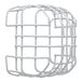 A white wire cage for a Safety Technology International Horn/Strobe/Speaker.