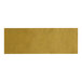 A rectangular brown paper napkin band with a white background and gold text.