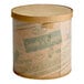 A round white container of Klein's Real Kosher Vegan Orange Vanilla Ice Cream with a lid.