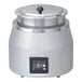 A Hatco stainless steel countertop dry soup well with a digital display.