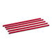 Red plastic Hoover Scatter Guard strips.