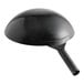 A heavy-duty oxidized carbon steel Mandarin wok with a rounded bottom and a short handle.