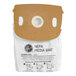 A white Hoover HEPA media filter bag with a brown band.