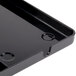 A black Hamilton Beach compact coffee tray with two holes.
