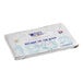A package of Isigny Sainte-Mere butter sheets with blue and white labeling on a white surface.