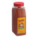 A close up of a Cholula Chili Lime Seasoning container.