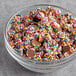 A bowl of Mini Rainbow Chocolate Nonpareils.