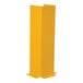 A yellow rectangular steel guard with a white background.