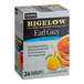 A box of Bigelow Earl Grey Tea Single Serve Keurig K-Cup Pods with a picture of a glass of tea.
