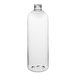 A clear plastic Cosmo Bullet bottle with a spiral opening.