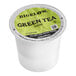 A white case of Bigelow Green Tea K-Cup pods with a yellow label.