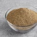 A bowl of brown powder.