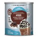 A white labeled can of Big Train Low Carb Mocha Blended Ice Coffee.