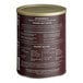 A container of Ghirardelli Frozen Hot Cocoa Frappe Mix with a label on it.