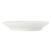 A Libbey Porcelana white porcelain pasta bowl with a white background.